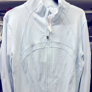 Light blue Lululemon Define Jacket